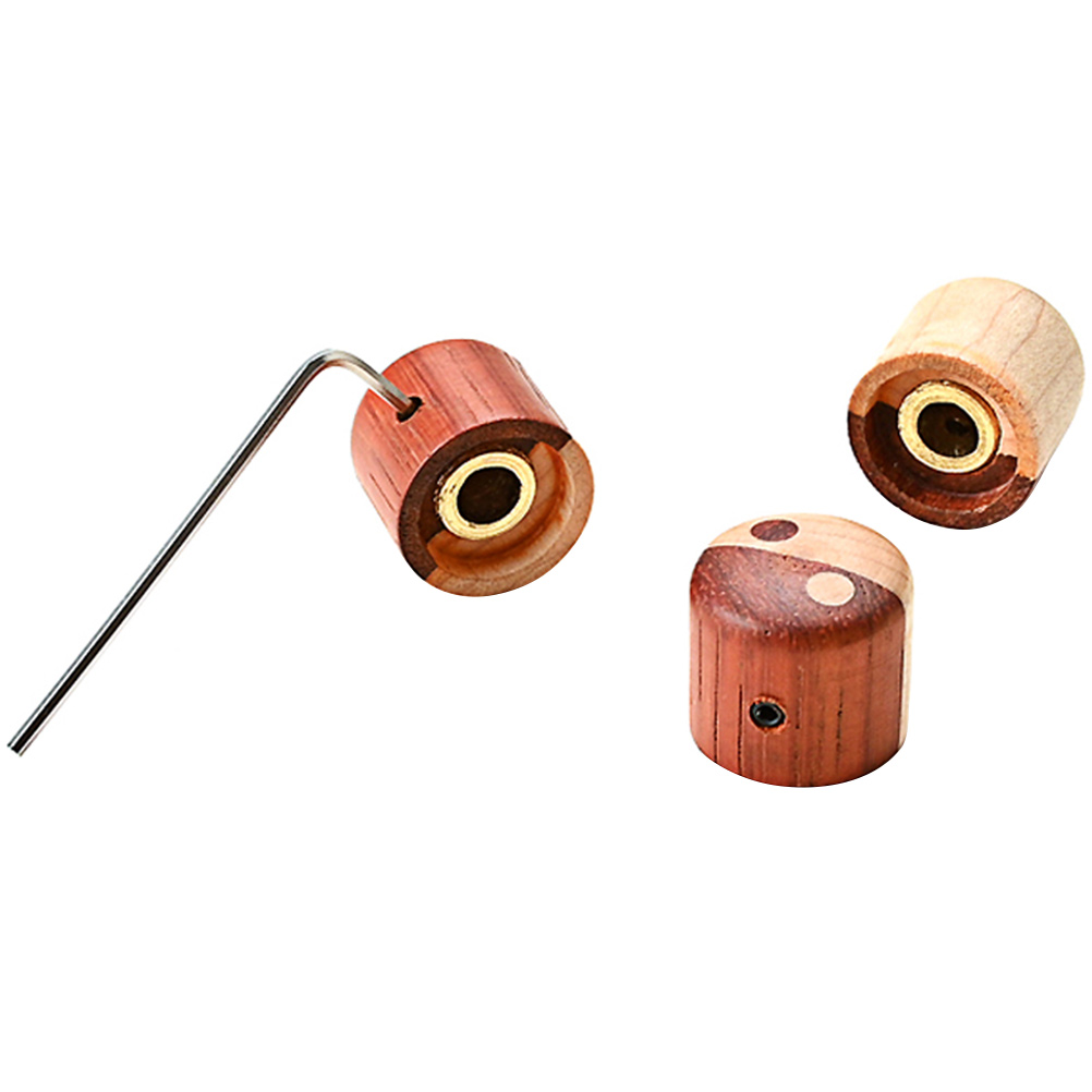 Guitar Knob Volume Knobs Bass Control Caps Electric Potentiometer Sound Tone Instrument Wood Metal Professional