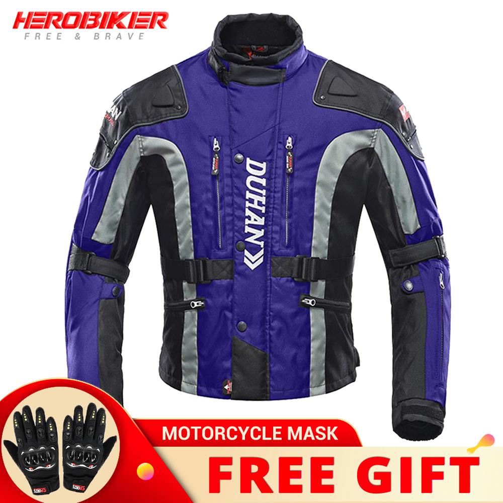 Motorcycle Jacket Waterproof Moto Jackets Cycling Jackets Motocross Keep Warm Liner Motorbike Jacket Riding Winter Moto Clothing