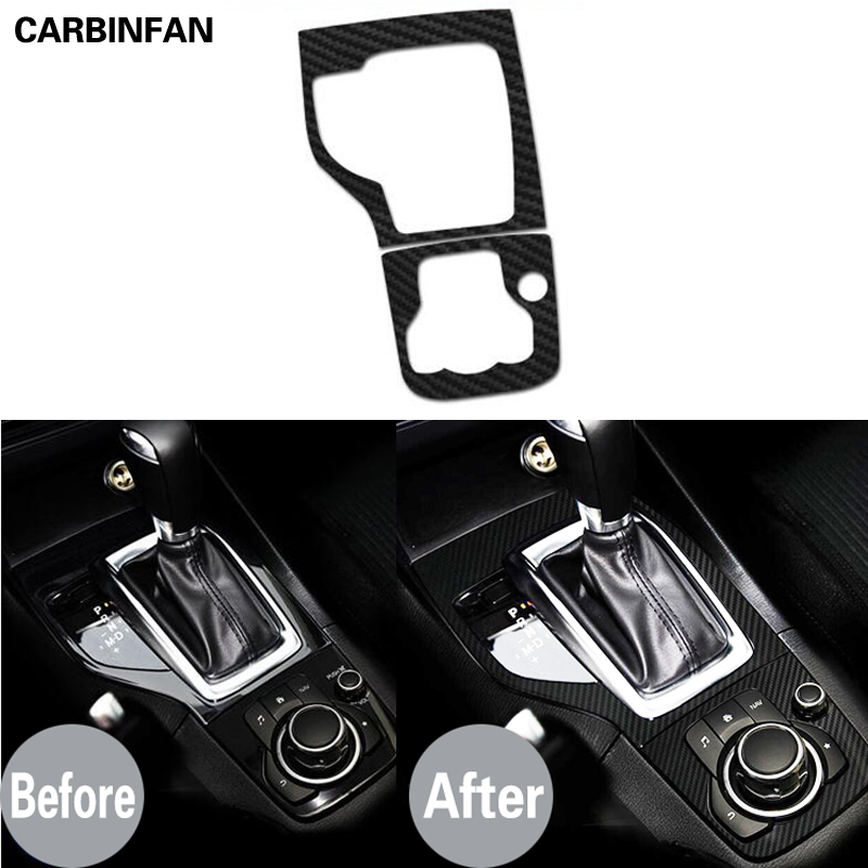 Car Styling Accessories Automobile gear panel decorative stickers For Mazda 3 Axela