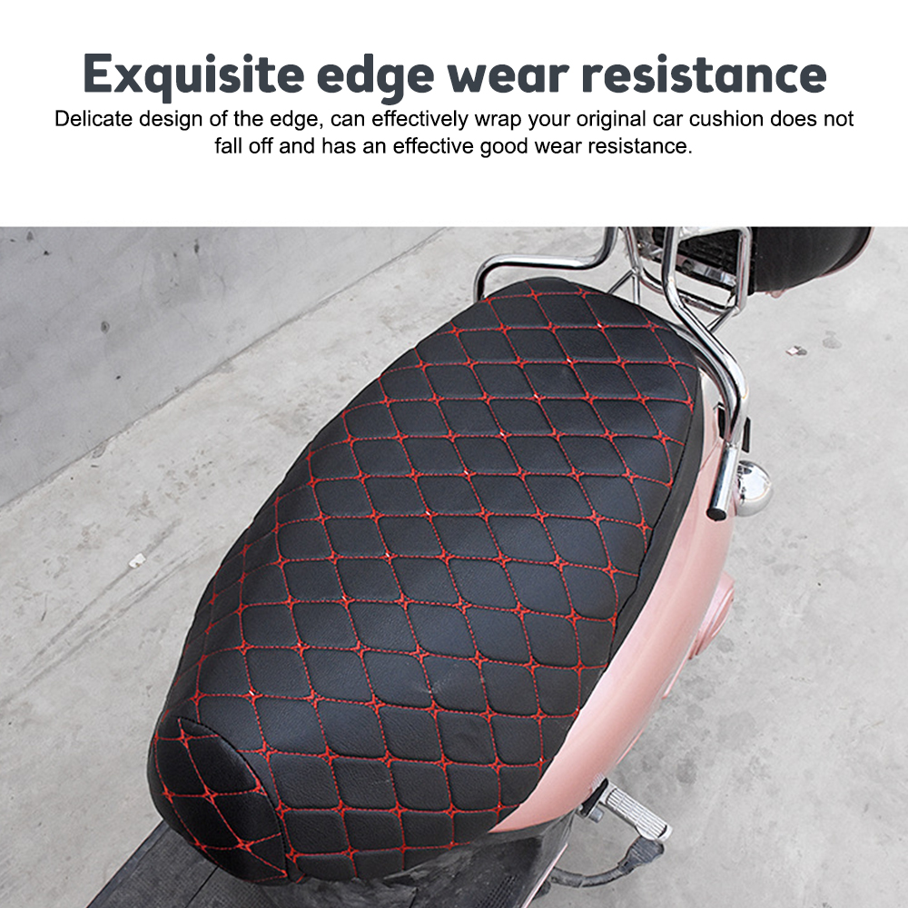 Waterproof Motorcycle Seat Cover Thickened Anti-skid Seat Comfortable Electric Scooter Seat Cover Protector Cover