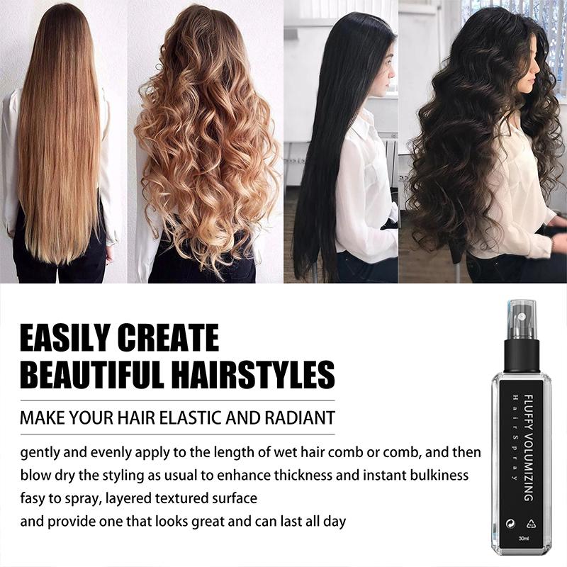 Plant Protein Hair Hold Spray Moisturizing Gel For Styling Working Hair Building Fibers Hairdresser Curly Hair Fixing Spray
