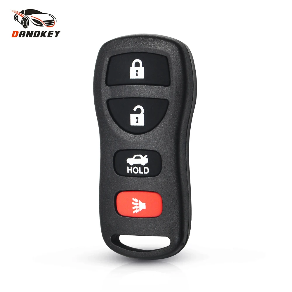 Dandkey Remote Car Key Fob KBRASTU15 4 Buttons for Nissan Altima Maxima 350Z Armada 2004 2005 2006 2007 2008 2009