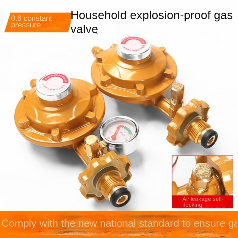 Wholesale Propane Gas Regulator With/No Dwe74 Manometer Level Gauge For BBQ Cookers Caravan Plumber Pressure Reducing Vae Table