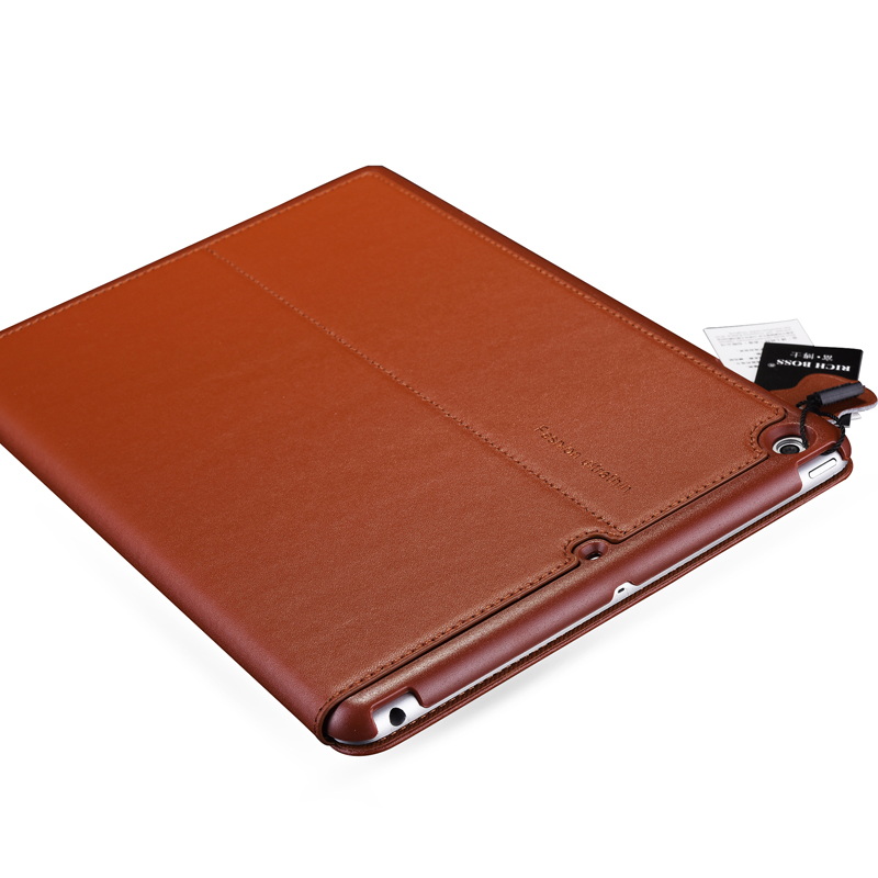 Luxury Cowhide Genuine Leather Case For iPad Pro10.5 Air3 Shockproof Back Shell Auto Sleep Wake Up For iPad Pro11 2022 Air4 Air5