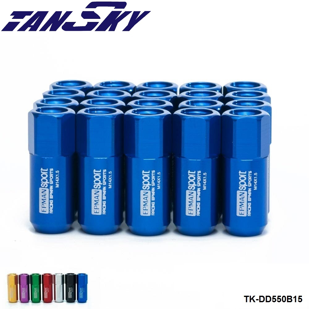 M14 X 1.5 20PC 60MM Long Extended Racing Performance Lug Nuts Kit jdm For Honda Acura Wheel /Rims TK-DD550B15