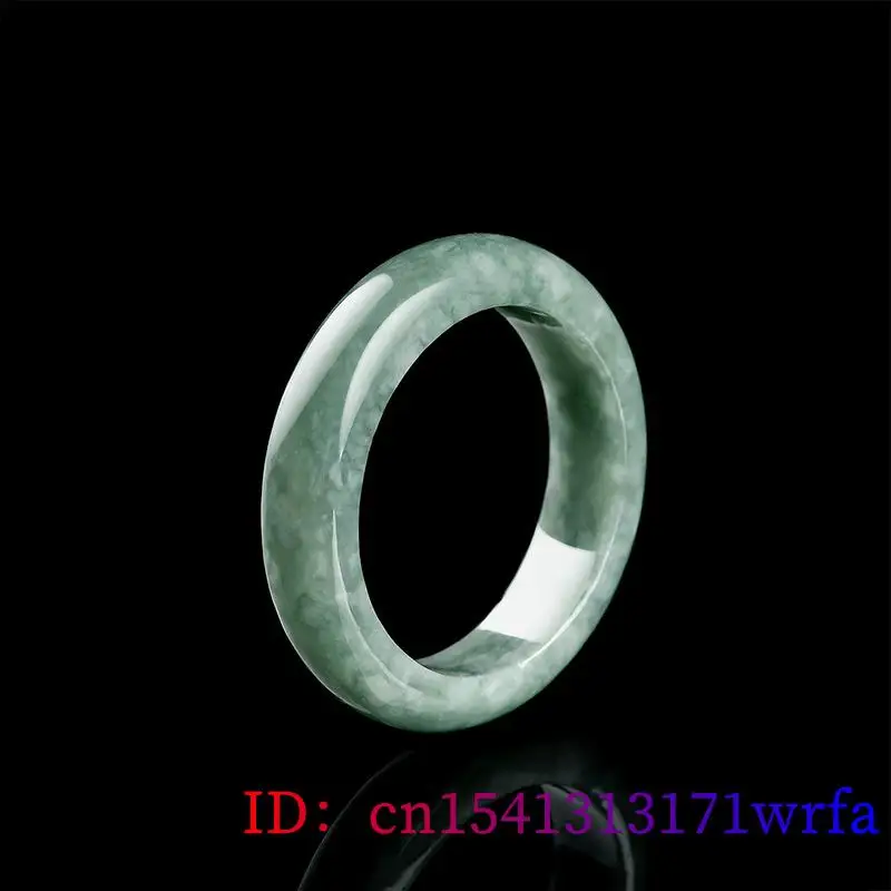 Burmese Jadeite Rings Real Charm Accessories Amulets Amulet Gemstone Gift Luxury Green Jade Women Jewelry Natural Gemstones