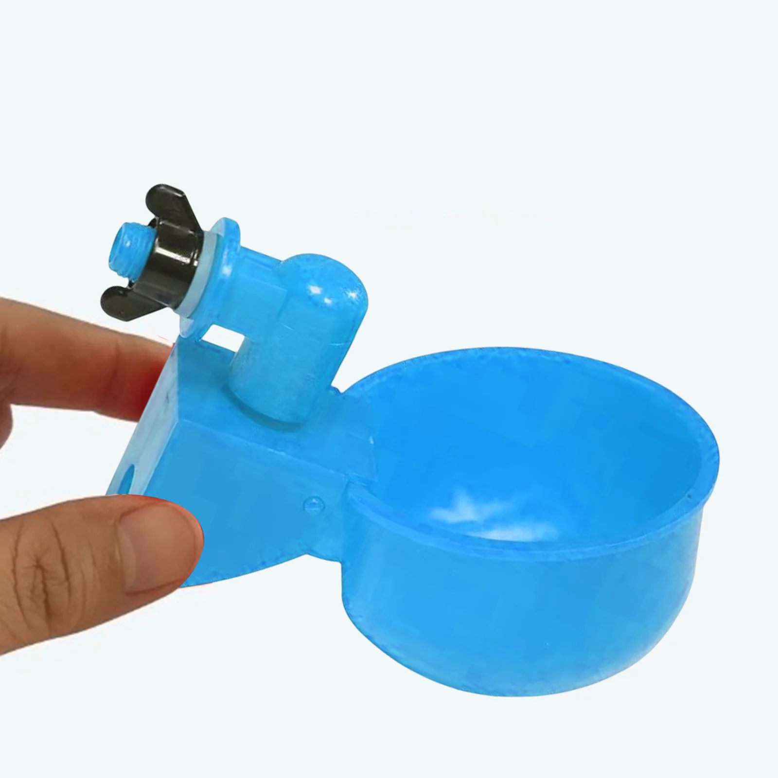 6/12PCS Chicken Drinking Bowl Poultry Automatic Water Dispenser Chicken Ducks Feeder Drinker Hanging Farm Animal Feeder Drinker