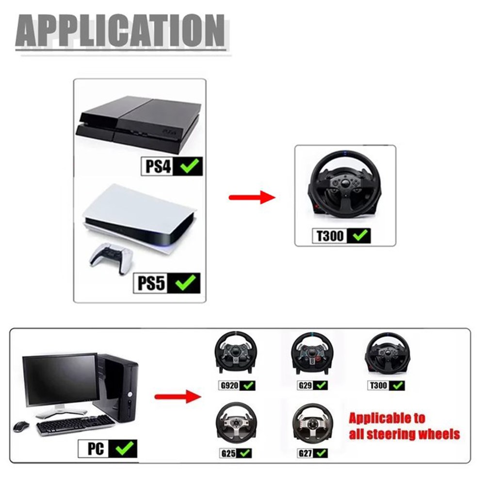 Universal Racing Game PC Handbrake SIM & Fixing Clamp Bracket For PS4/PS5 For Thrustmaster T300 PC All Steering Wheel Available
