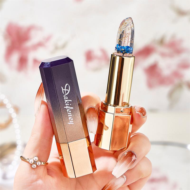 Brighten Color Color Changing Lipstick No Fading Transparent Jelly Lipstick Lipstick Do Not Stick A Cup Of Lipstick Gold Foil
