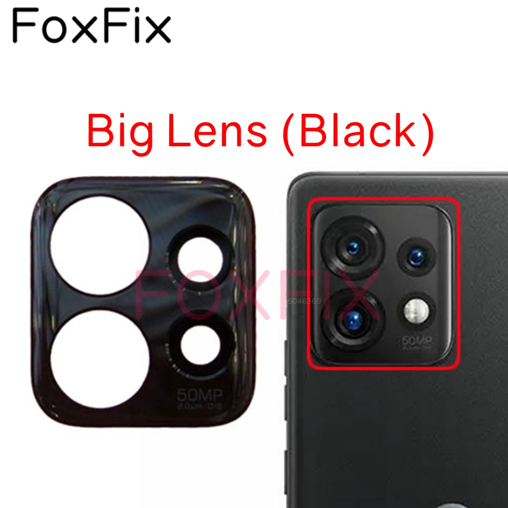 Rear Back Camera Glass Lens For Motorola Edge 40 Pro Edge+Plus 2023 Moto X40 5G Replacement+Adhesive Sticker XT2301-5 XT2301-1