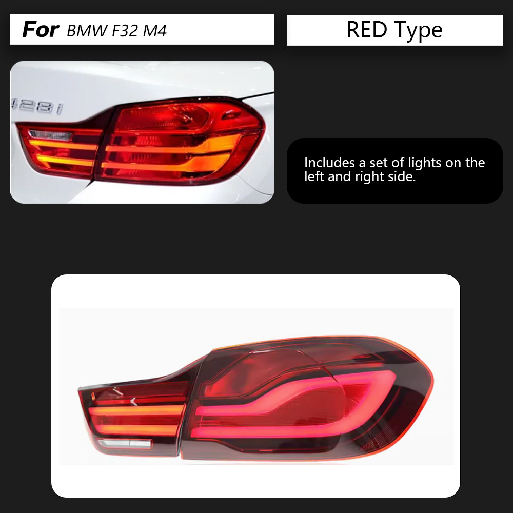 Auto Taillight for BMW F32 F36 425i M4 GTS DRL Fog Brake Lamp Assembly Tuning Lights Plug And Play