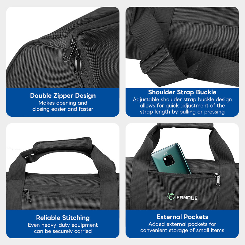 FANAUE 77cm Photography Handbag Tripod Bag Black Waterproof Oxford Carry Camera Case Carrying Case Cover Bag Fishing Rod Bag