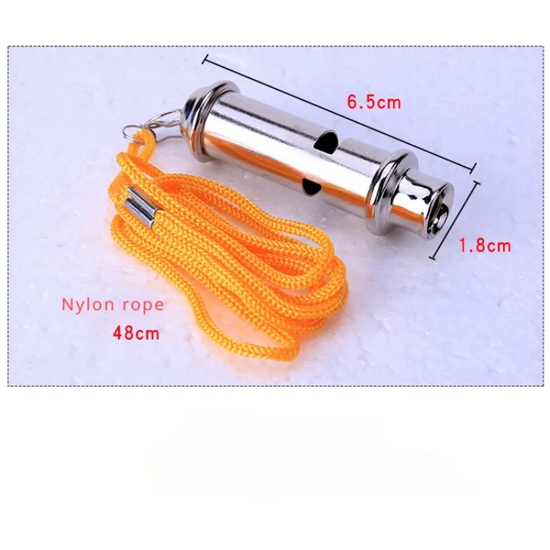 Metal Whistle Referee Sport Rugby Party Outdoor Sport Whistle Training School Soccer Football Handball Lanyard Survival Whistles