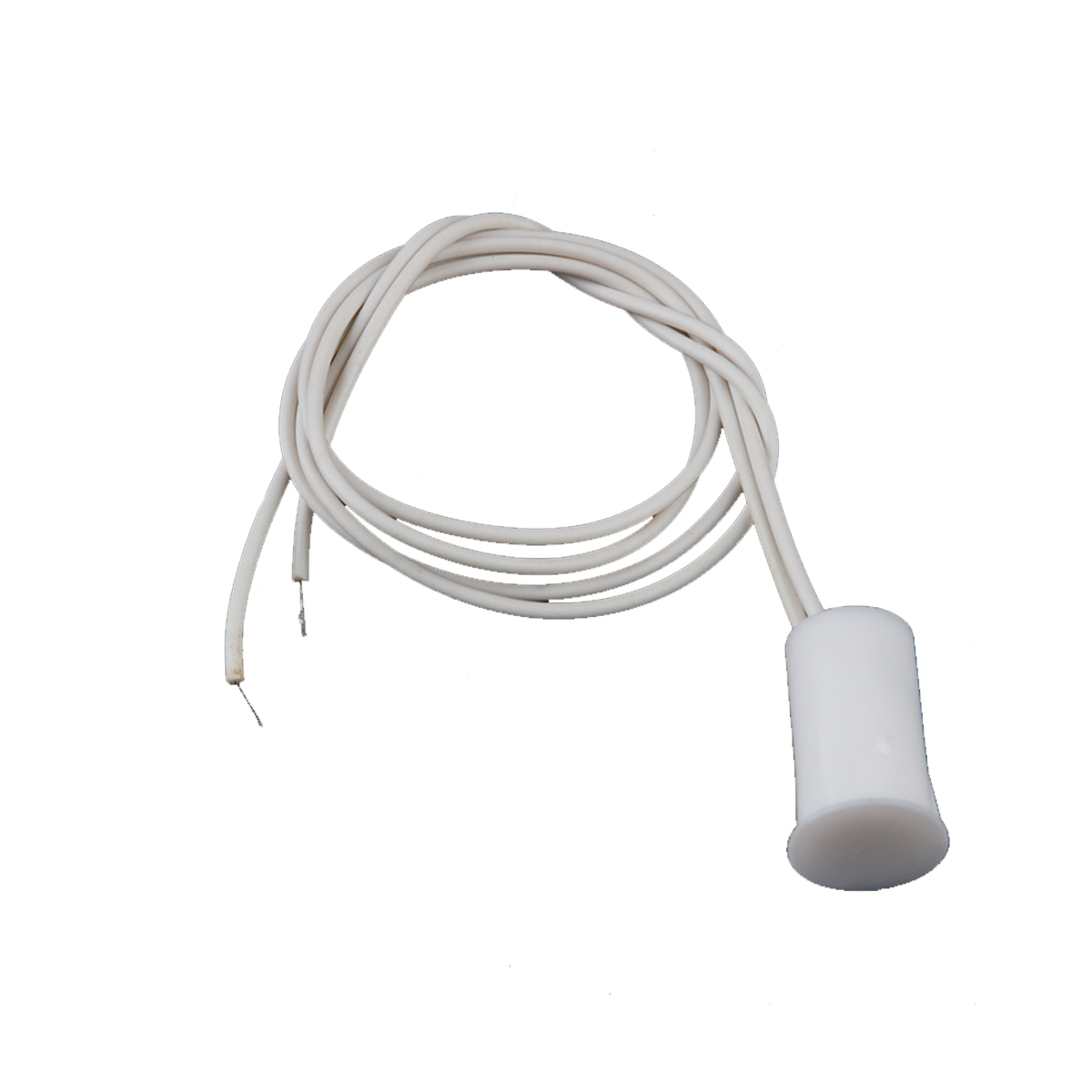 5pcs DC 12V White Wired Home Doors And Windows Sensor Embedded Magnetic Contacts Security Reed Switch Alarm