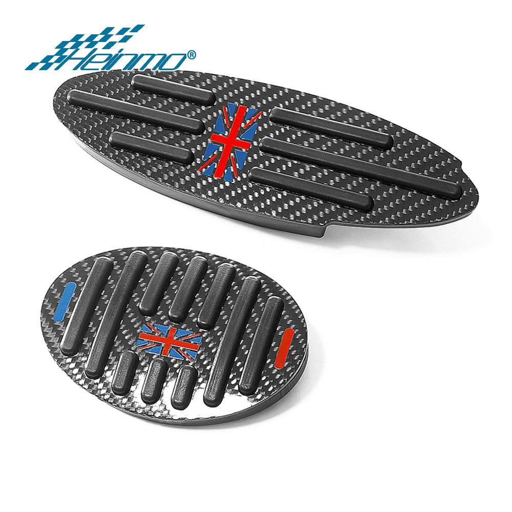 For Mini Cooper F54 F55 F56 F57 F60 R55 R56 R60 R61 Automatic Gear Car Brake Accelerator Rest Pedal Cover Sticker Accessories