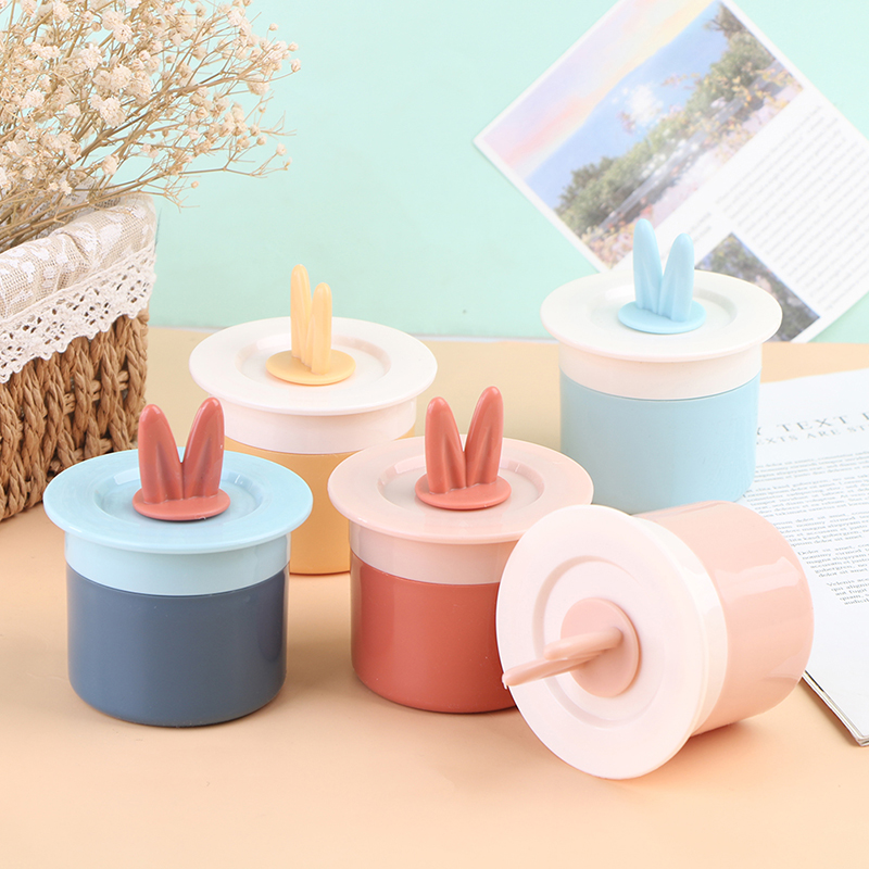 New Rabbit Ears Facial Cleanser Frother Foam Cup Portable Manual Foam Maker Body Wash Bubble Maker Skincare Tool