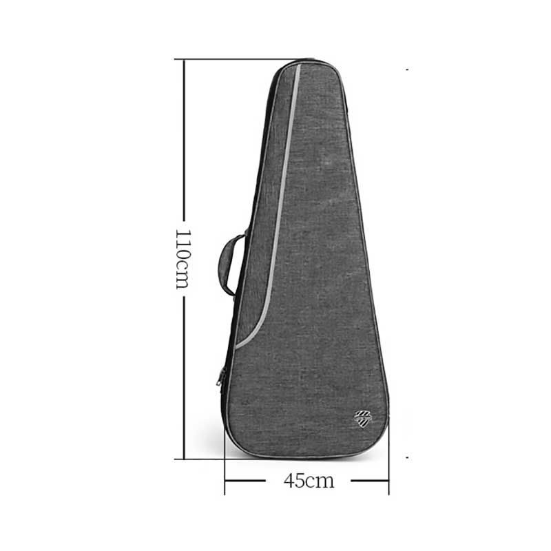 Padded Thickened Shoulder Bag, Shockproof, Anti-Drop Guitar Bag, Removable Straps and Pillow, 41 inches