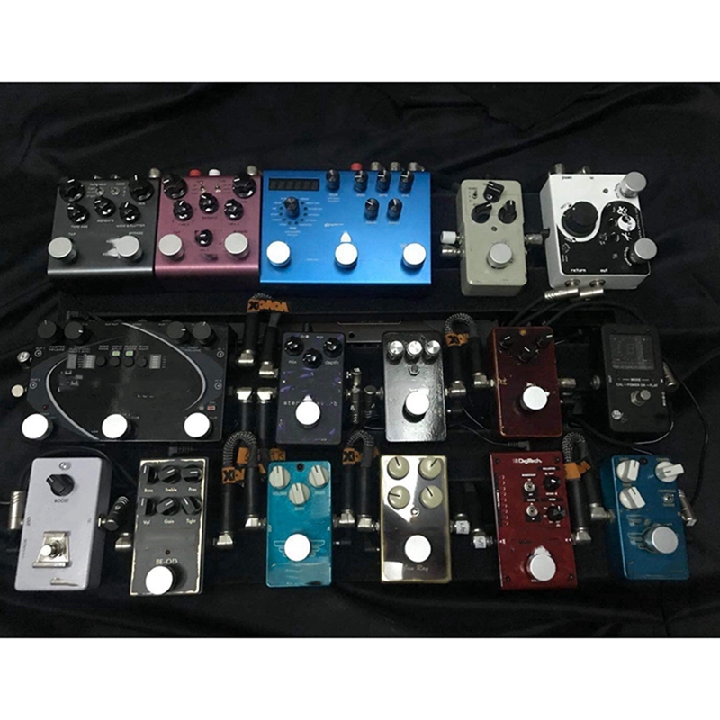 20X Effects Pedal Footswitch Topper,Barefoot Buttons,Guitar Effect Foot Nail Cap Increase Accuracy And Comfort