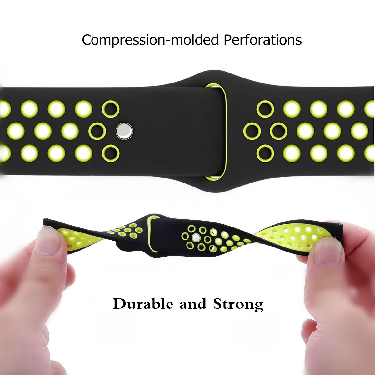 20mm/22mm Watch Band For Samsung Galaxy Watch 3/46mm/42mm/Active 2/Gear S3 Frontier Silicone Bracelet Huawei GT/GT2/2e/Pro Strap