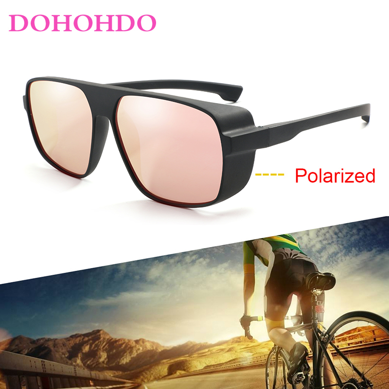 DOHOHDO Classic Polarized Sunglasses Men Women Retro Brand Designer Male Sun Glasses HD Mirror Driving Fishing Square Sunglasses