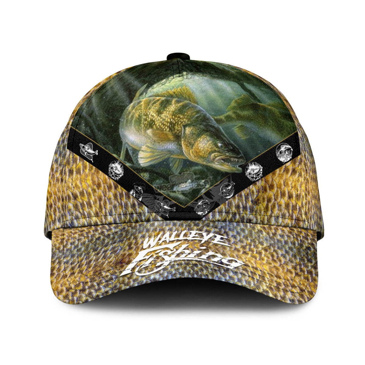 Deer Hunting Fire Wildlife All Over Printed Snapback Hat Women Men Adult Hip Hop Headwear Outdoor Casual Sun Visor Baseball Cap