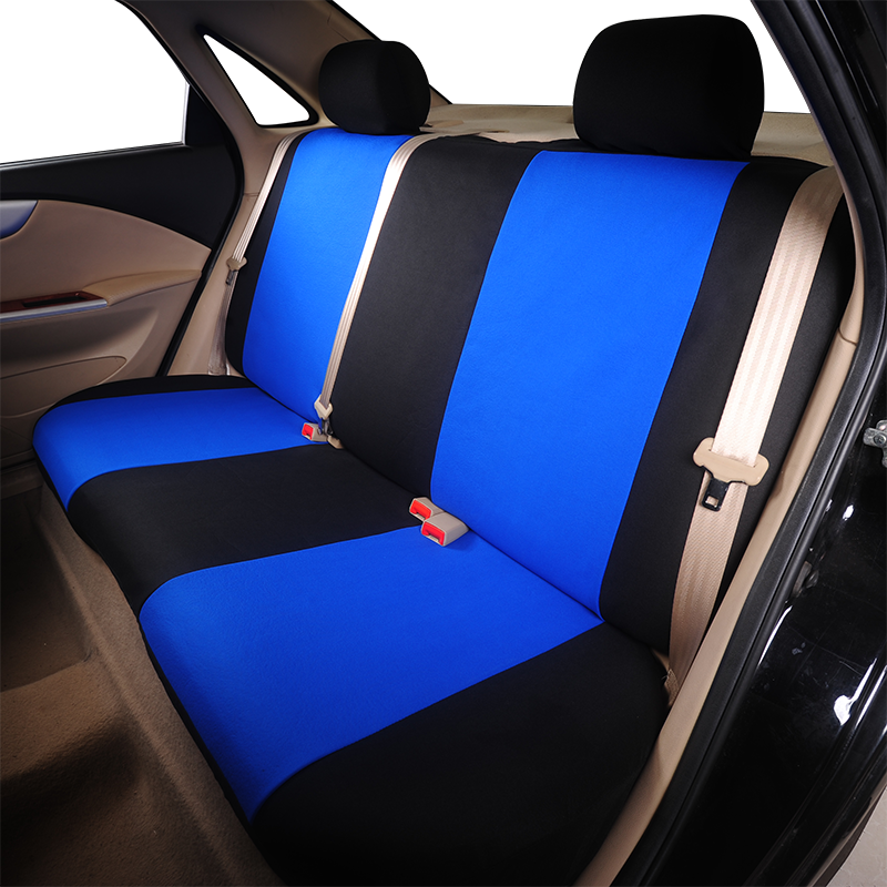 Universal Blue Car Seat Cover Polyester Fabric Protect Seat Covers For Mobi For Voyage For Clubman For Strada For Compass
