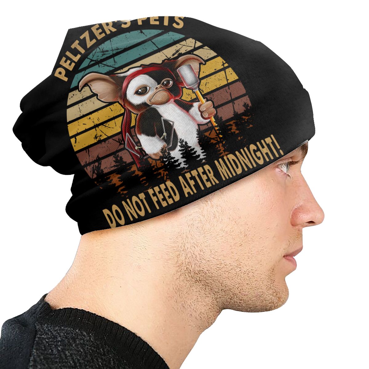 Bonnet Winter Warm Knitted Hat Retro Gremlins Mogwai Beanies Caps Adult Gizmo 80s Movie Monster Beanie Hats Outdoor Ski Cap
