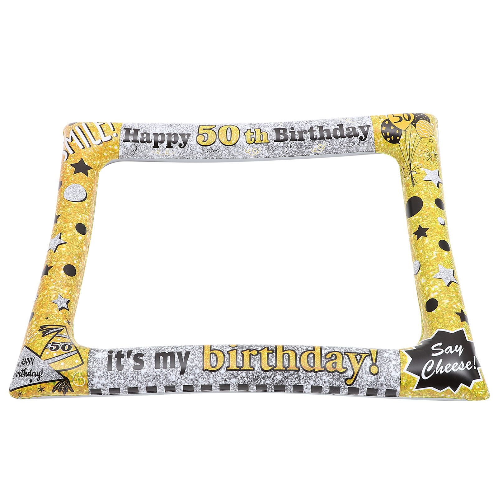 Balloons Birthday Inflatable Photo Frame PVC Fun Booth Props Decorate Party Gift Baby