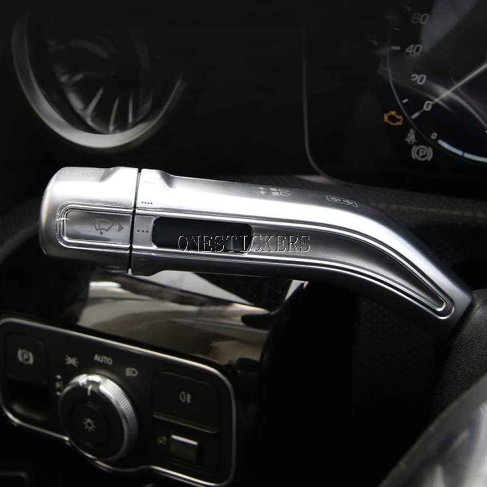 Car Shift Lever Wiper Rod Cover Trim Frame For Mercedes Benz AMG A B CLA GLE GLS GLB GLA Class A35 W177 W247 C118 W167 V167 X167