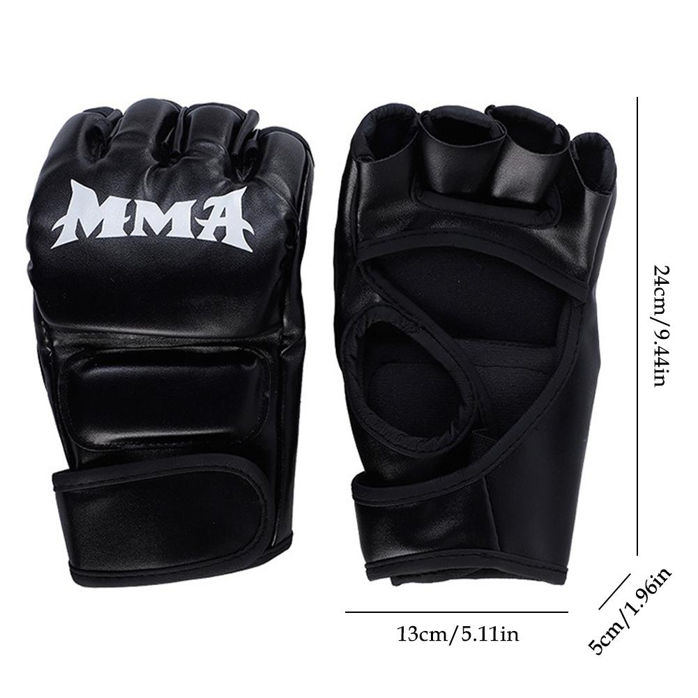 Boxing Gloves Half Finger Adult Sanda Training MMA Boxing Thai Boxing Fighting Fighting Sandbags Men's And Women's Fist Covers