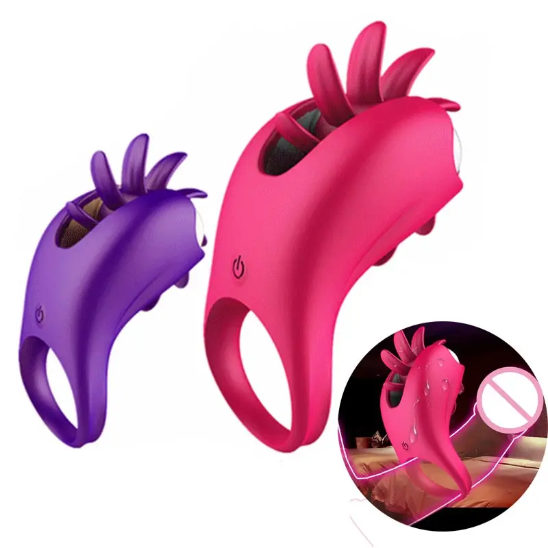 Hands-free Penis Ring With Sachet Penis Male Male Male Clitor Vibrating Ring For Couple Nipple Licking Women Vibrator Men