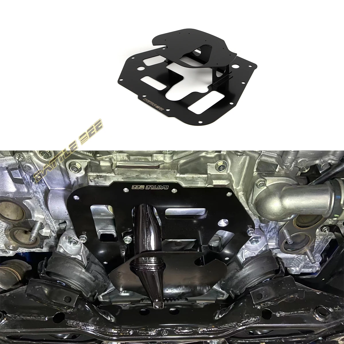 Toyota GR86 FA24 Engine Subaru BRZ Oil Pan Baffle 1.4mm Engine Base Chassis Spoiler Guard Cover Skid Plate Belly Pan Protection