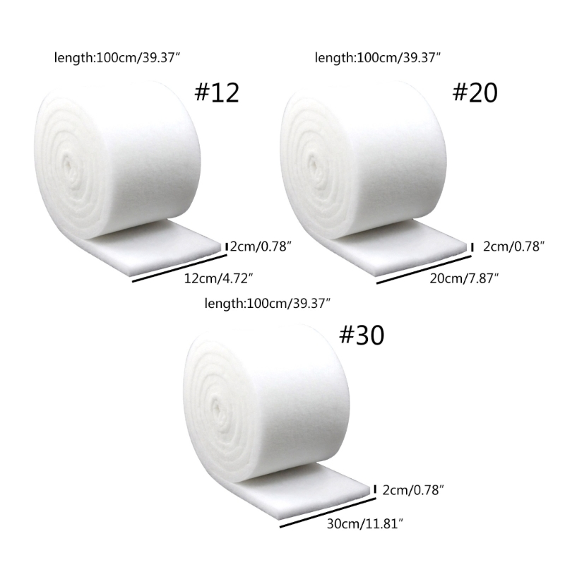 Fish Tank Filter Media Pad, Water Polishing Pad for Aquarium, Cut to Fit for Fresh Water, Salt Terrariums for Pon