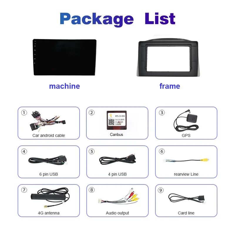 QSZN 2K QLED For Jeep Grand Cherokee 2005 - 2007 Android 13 Car Radio Multimedia Video Player GPS AI Voice CarPlay 4G Stereo DSP