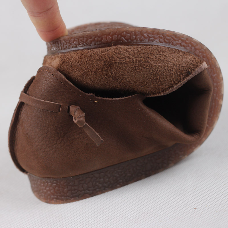 Careaymade-Genuine Leather pure handmade ladies' shoes,Large women's shoes,Women's casual comfortable soft sole Flats Man shoes