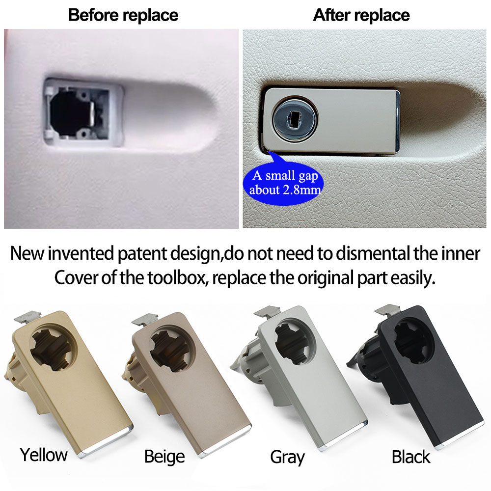 Dash Passenger Side Glove Box Lock Switch Toolbox Pull Handle For Mercedes Benz C E CLK Class W204 X204 W212 W207 C180 C200 C220