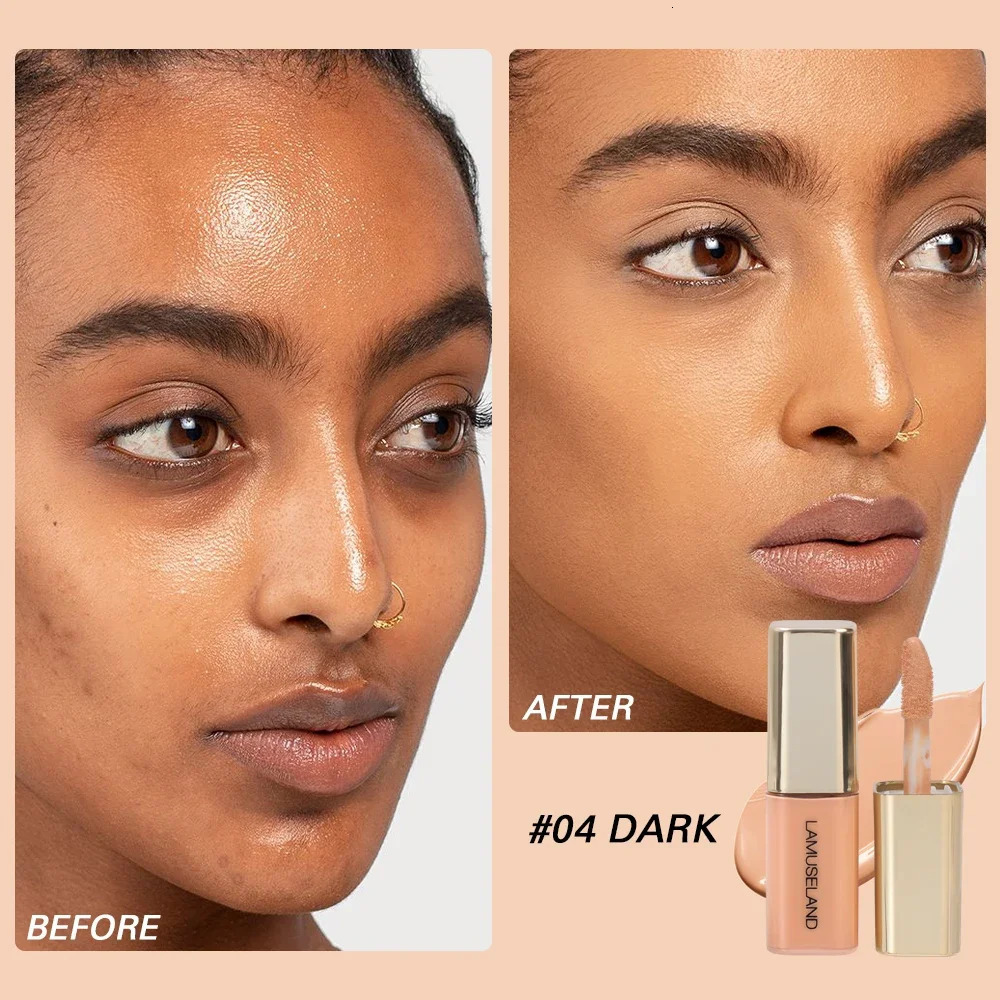 Waterproof Liquid Foundation Makeups Concealer Full Cover Foundation Base Makeup Face Brighten Long Lasting Cosmetics 240621
