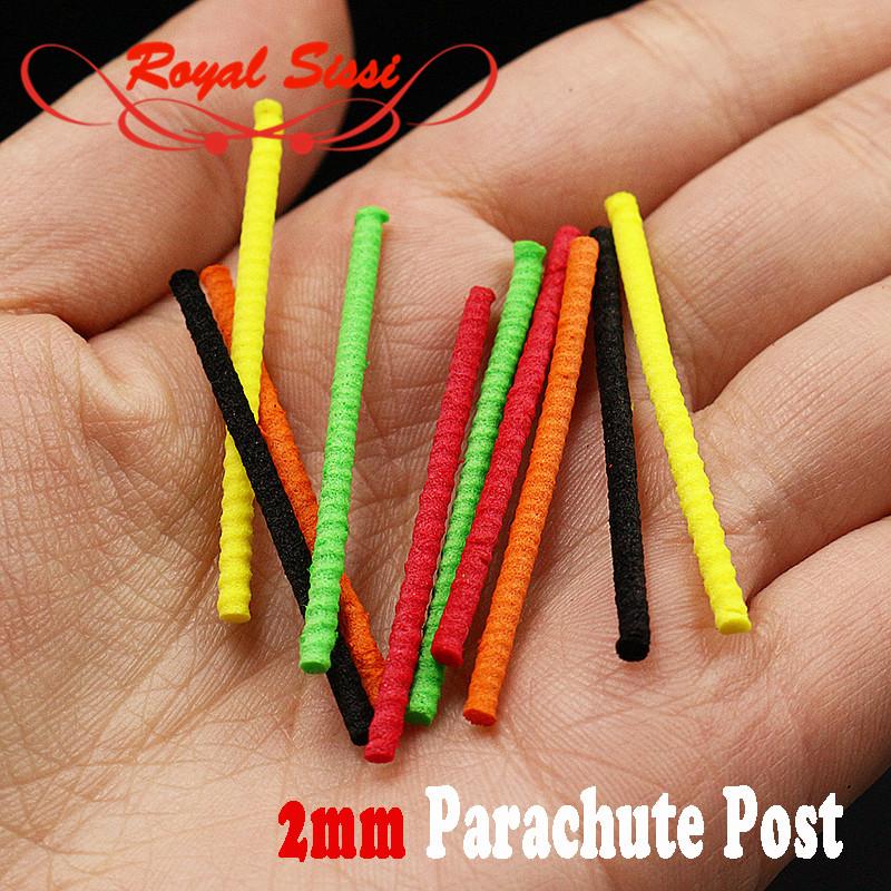 Hot 6 optional colors 2mm ultra slim foam cylinders fly fishing floating EVA foam post fly tying material for parachute flies