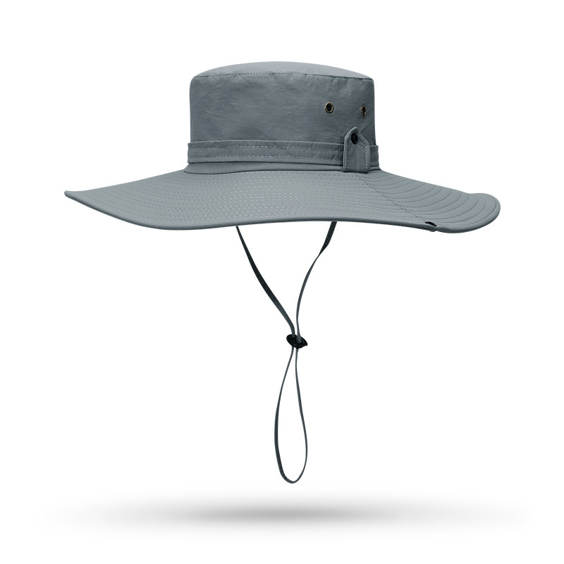 Waterproof Bucket Hat For Male Summer Anti UV Sun Hats Outdoor Men Hiking Fishing Caps Long Wide Brim Panama Beach Hat