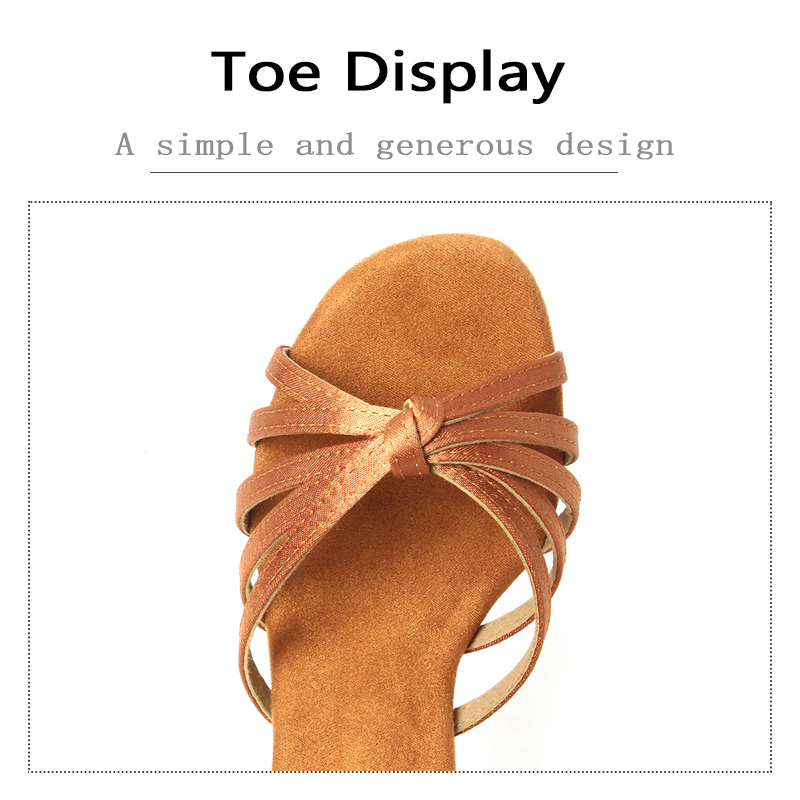 DKZSYIM Latin Dance Shoes Women/Ladies Professional Ballroom Salsa Dancing Shoes Soft Soles Dance Sandals Cuban Heels Wholesales