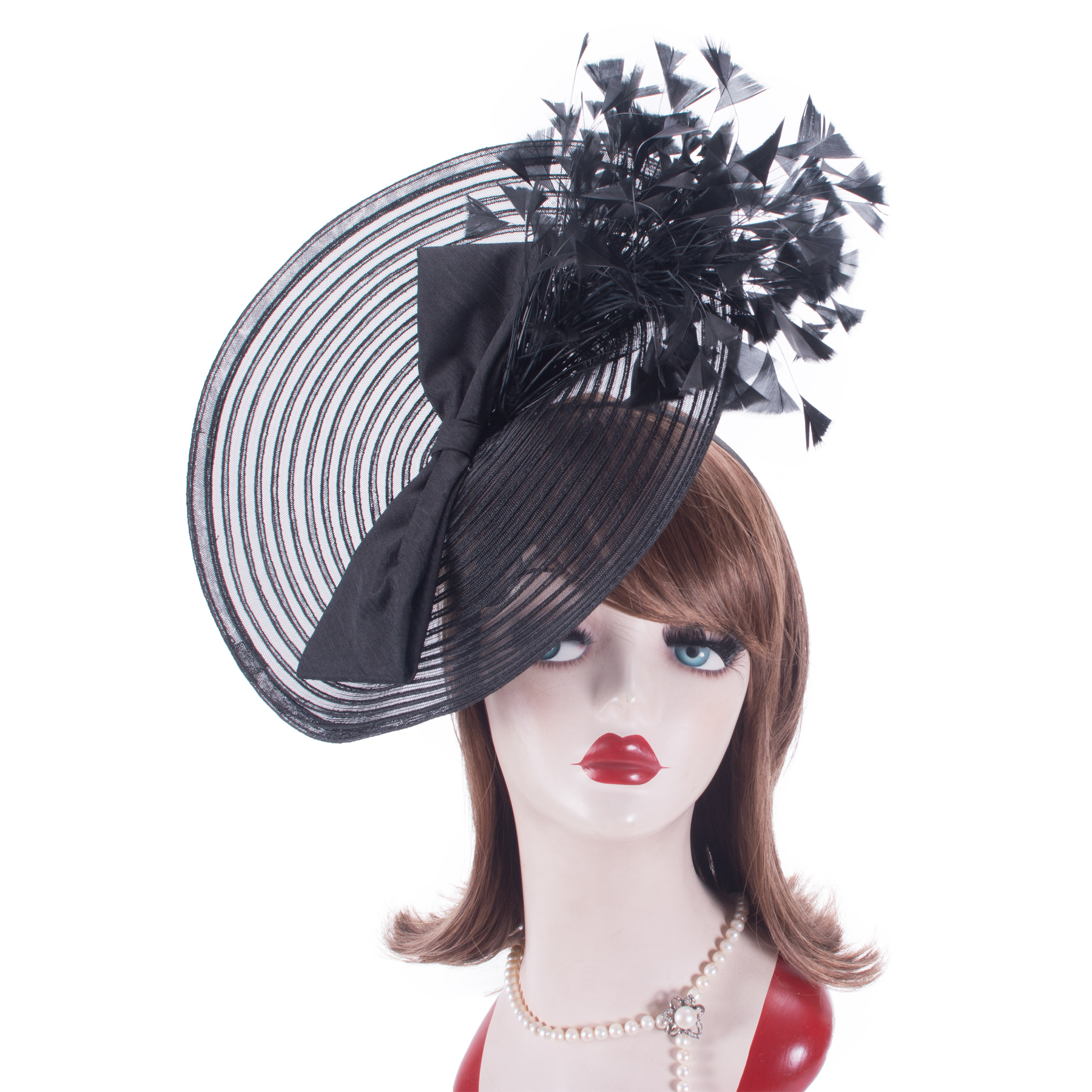 Womens Kentucky Derby Fascinators Wedding Church Racing Hats Headband Headpiece T425