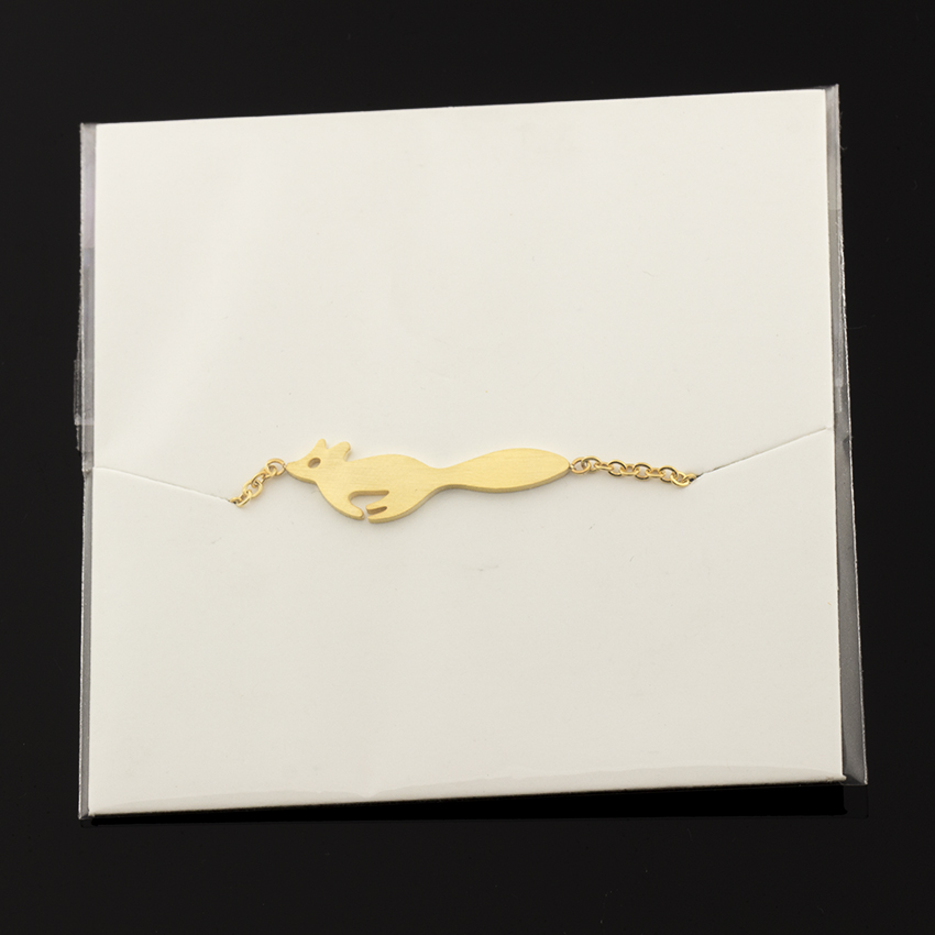 Delicate Little Prince Fox Charm Bracelet Bangle Natural Animal Anniversary Daughter Grandma Mom Sister Aunt Girlfriend Gift