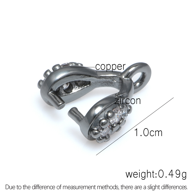 Jewelry Earring Findings Clamp Pinch Clip Bail Charms Hook Clip Accessories For Women Crystal Agate Earrings Jewelry DIY Making