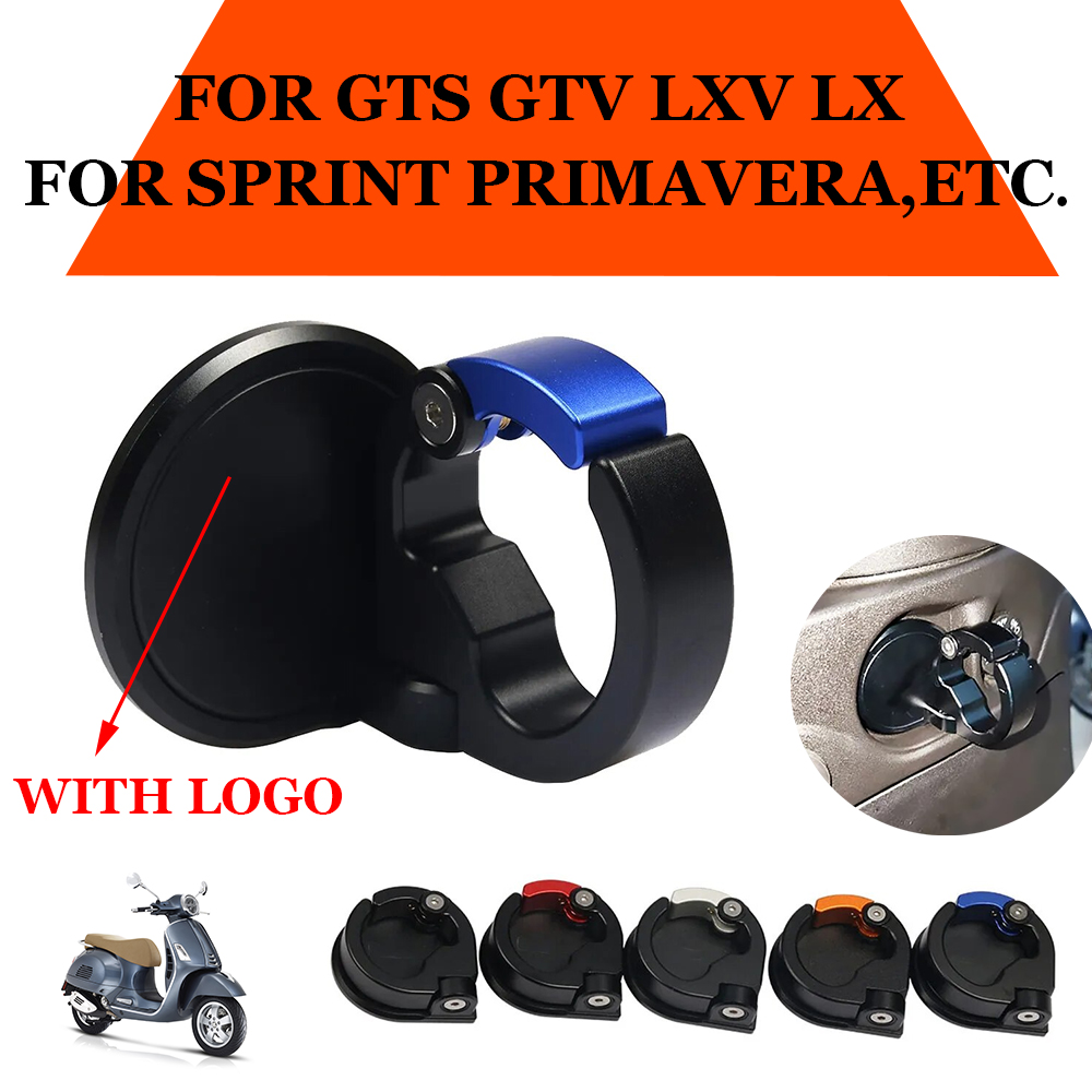 CNC Aluminum Foldable Storage Luggage Hook Trip Bag Hanger Helmet Holder For Vespa GTS 300 IE GTS GTV LX LT Scooter Accessories