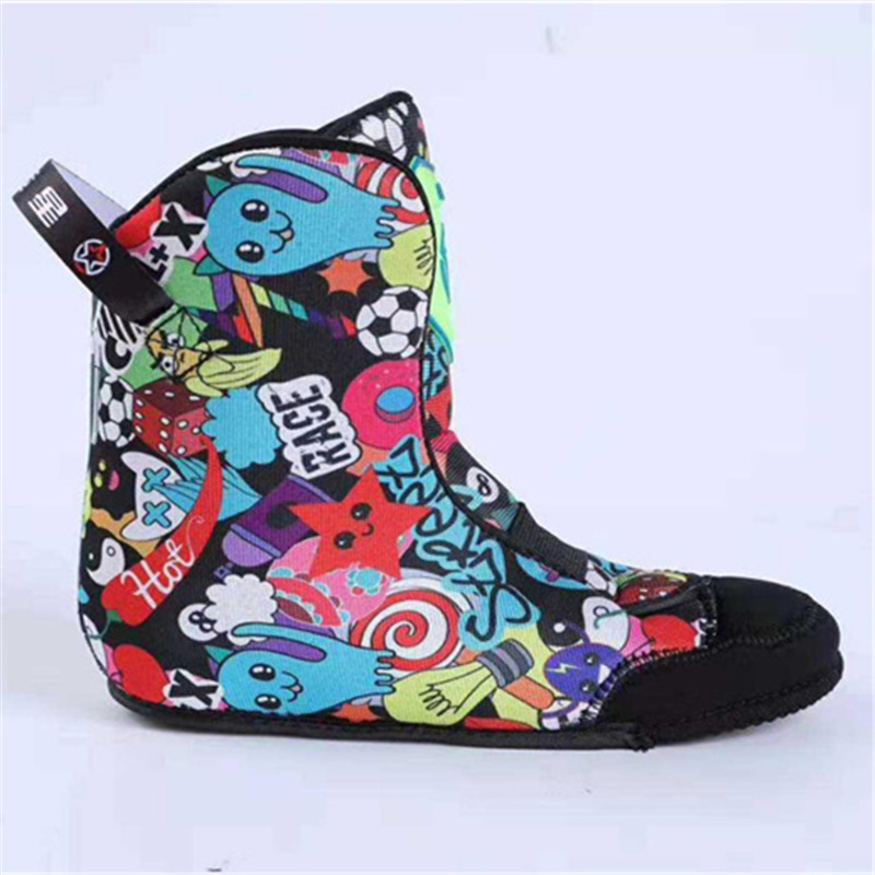 Kids Single Line Roller Skates Sneaker Blue Rose Inline Skating Shoes with Brake System for Children Outdoor Sports Street Road