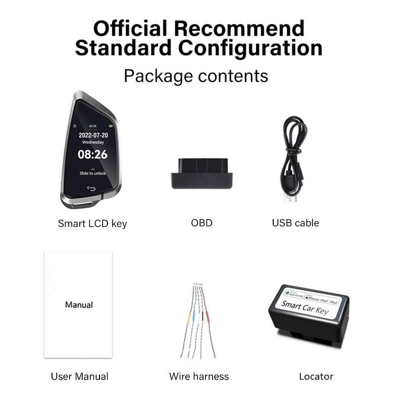 Universal Modified Remote Smart LCD Screen Key For BMW Mercedes Honda Audi Ford Toyota KIA VW Mazda CF588 Russian/Spanish/Korean