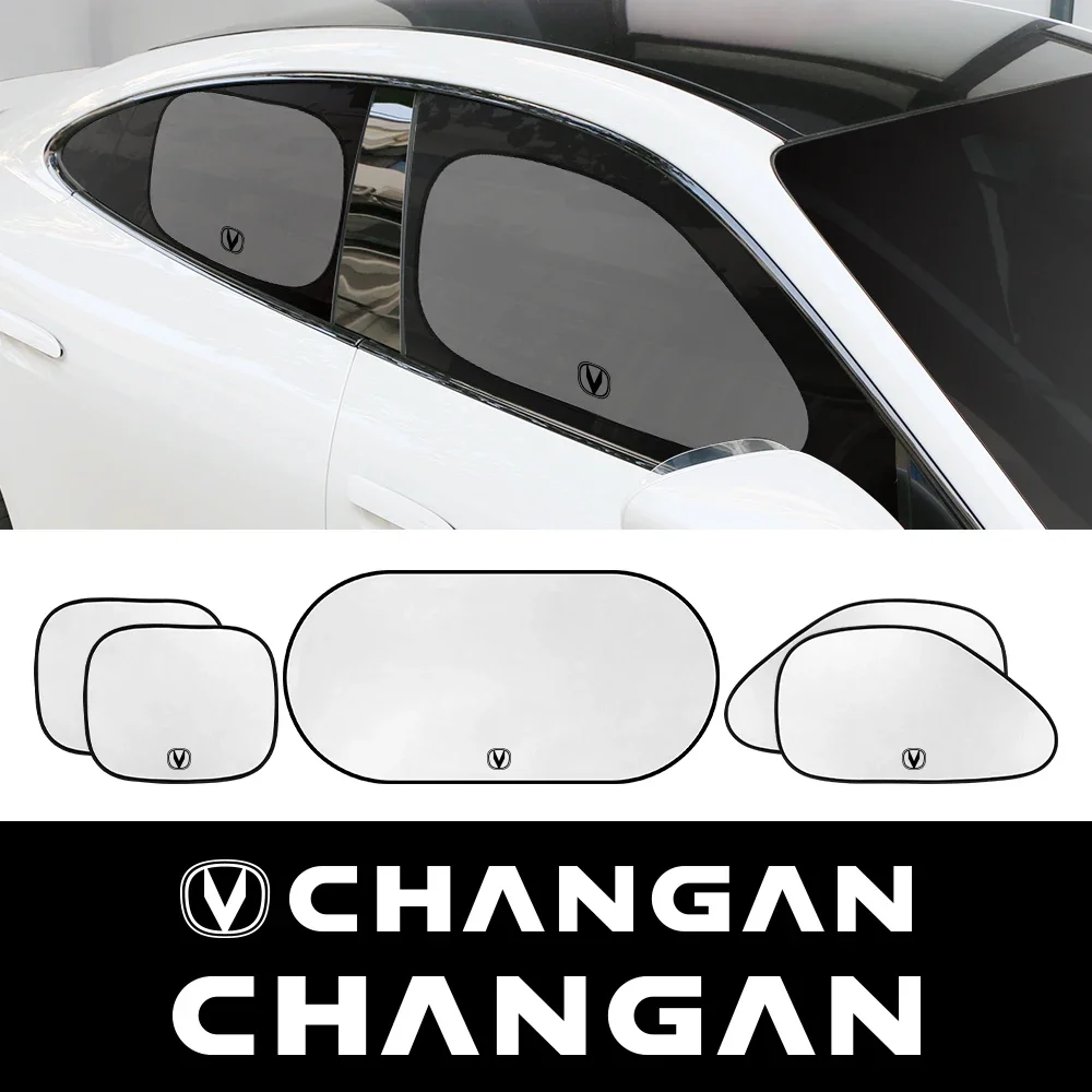5PCS/Set Car Window Sunshade Cover For Changan CX70 CS95 CS55 CS75 Plus CS35 Filter Bunper CS15 Alsvin 2022 Hunter Accessories