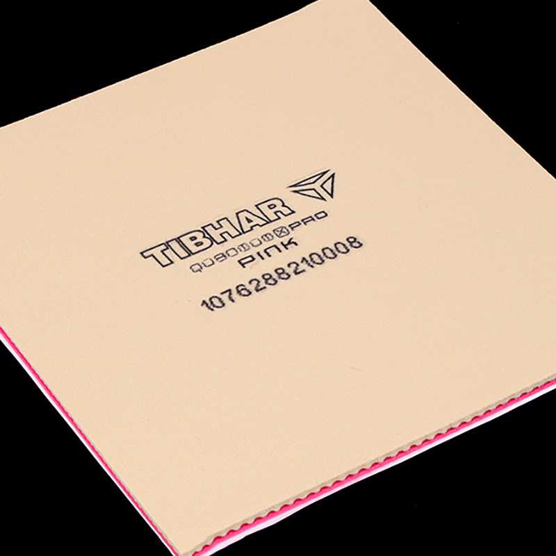 TIBHAR Quantum X PRO Table Tennis Rubber Non-Tacky Colorful Pimples-in Ping Pong Rubber with Beige Cake Sponge Fast Attack Loop