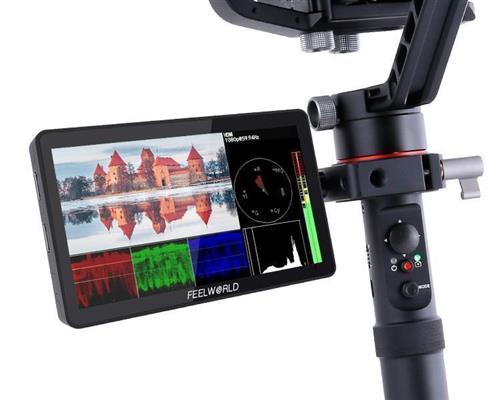 Feelworld F6 Plus V2 6" inch 3D LUT Touch Screen DSLR Camera Field Monitor IPS FHD 1920x1080 Support 4K Tilt Arm