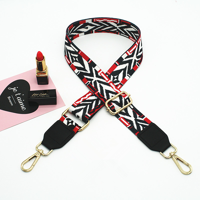 Adjustable Bag Strap Bag Part Accessories for Handbags Leather Belt Wide Rainbow Shoulder Strap Replacement Purse Strap for Bag